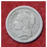 1872 Three Cent Nickel