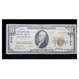 1929 $10 National Currency Charter Bank #2164