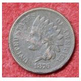 1876 Indian Head Cent