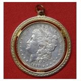 1889 Morgan in Bezel
