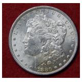 1880 Morgan Silver Dollar Coin
