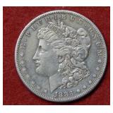 1883 S Morgan Silver Dollar Coin
