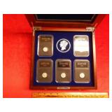 (10) UNC Mercury Silver Dimes with a free Box