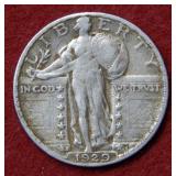 1929 S Standing Liberty Silver Quarter