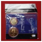 Nixon $1 and First Spouse Medal