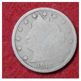 1912 S Liberty Head Nickel