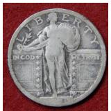 1921 Standing Liberty Silver Quarter