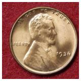 1936 Lincoln Wheat Cent