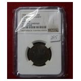 1808 India 10 Cash Admiral Gardner NGC Genuine