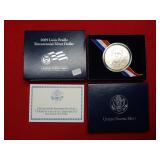 2009 Louis Braille UNC Silver Dollar