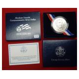 2009 Abraham Lincoln UNC Silver Dollar