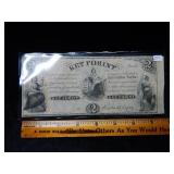 1850s Hungary 2 Ket Forint Note