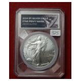 2024(P) Silver Eagle 1oz with Star Privy***