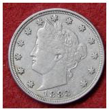1883 Liberty Head Nickel - No Cents/ First Year
