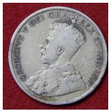 1918 Newfoundland Silver Half Dollar Coin