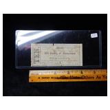 1863 Woodstock VA Ten Cent Fractional Note
