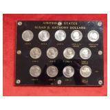 (13) Susan B Anthony $1 including 1975 S