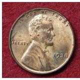 1938 Lincoln Wheat Cent