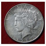 1927 S Peace Silver Dollar Coin
