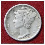 1926 D Mercury Silver Dime