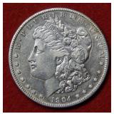 1904 S Morgan Silver Dollar Coin