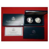 1998 S Proof & UNC Black Revolutionary Patriots $1
