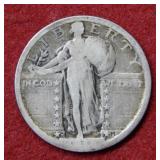 1918 S Standing Liberty Silver Quarter