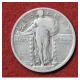 1923 Standing Liberty Silver Quarter