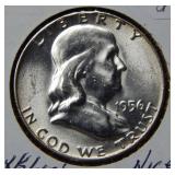 1956 Franklin Silver Half Dollar