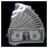(10) 1963 B $1 Fed Res Barr Notes
