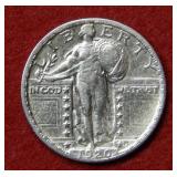 1920 S Standing Liberty Silver Quarter