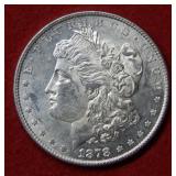 1878 Morgan Silver Dollar - 8 Tail Feathers