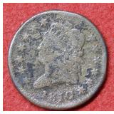 1810 Bust Cent - Rare - grainy