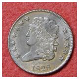 1828 Capped Bust Half Cent - 12 Stars