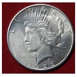 1926 Peace Silver Dollar Coin
