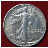 1940 S Walking Liberty Silver Half Dollar Coin