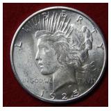 1925 S Peace Silver Dollar