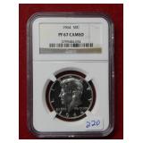 1964 Kennedy Silver Half NGC PF67 Cameo