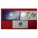 1984 PD&S UNC Silver Olympic Dollars