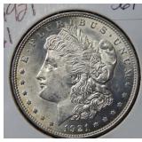 1921 Morgan Silver Dollar Coin