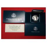 1996 Proof Community Service Silver Dollar Coin