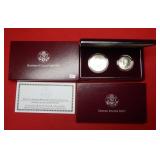 1998 RFK Silver Dollar & JFK Silver Half Dollar