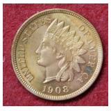 1908 Indian Head cent