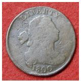 1800 Large Cent - Scarce Early Date
