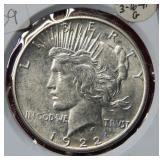 1922 S Peace Silver Dollar