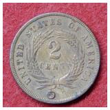 1864 Two Cent Piece