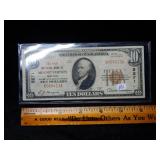 1929 $10 National Currency - Mount Vernon Charter