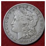 1904 S Morgan Silver Dollar Coin