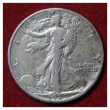 1929 S Walking Liberty Silver Half Dollar Coin