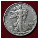 1935 S Walking Liberty Silver Half Dollar